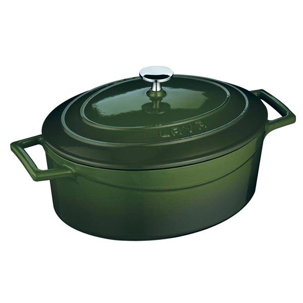 Кастрюля L 27см W 20см 4л овальная с крышкой LAVA GCC000259