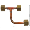 Трубка 1/4"-1/4"-1/4" APPIA 1GR NUOVA SIMONELLI 98030164